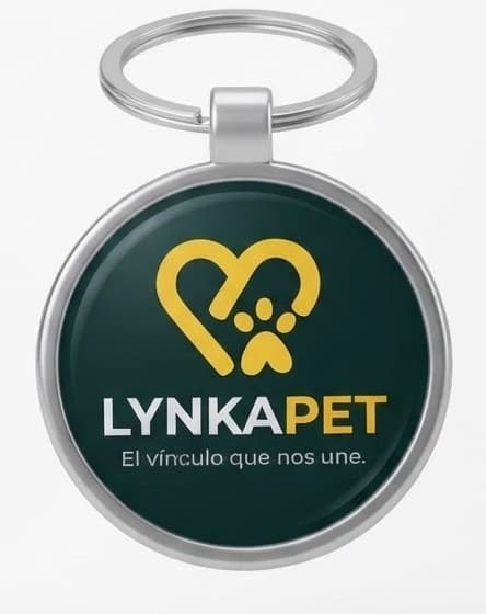 Medalla inteligente LynkaPet con NFC